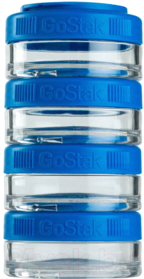 Набор контейнеров Blender Bottle GoStak Tritan / BB-GS40-BLU (синий)