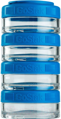 Набор контейнеров Blender Bottle GoStak Tritan / BB-G40-CYAN (бирюзовый)