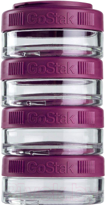 Набор контейнеров Blender Bottle GoStak Tritan / BB-G40-PLUM (сливовый)