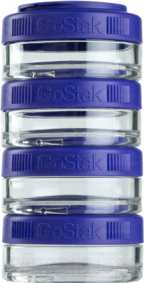 Набор контейнеров Blender Bottle GoStak Tritan / BB-GS40-PUR (фиолетовый)