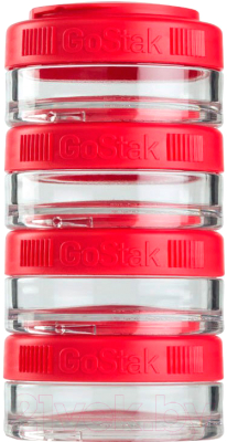 

Набор контейнеров Blender Bottle, GoStak Tritan / BB-G40-REDB
