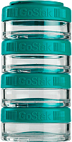 Набор контейнеров Blender Bottle GoStak Tritan / BB-G40-TEAL (морской голубой) - 