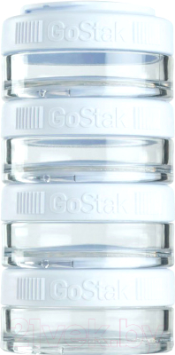 Набор контейнеров Blender Bottle GoStak Tritan / BB-G40-WHIB (белый)