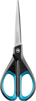 Ножницы канцелярские Maped Essentials Soft / 468210 (17см, черный/серый)