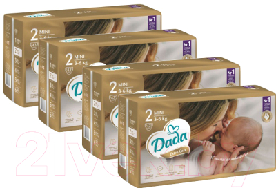 

Подгузники детские Dada, Extra Care Mini 2 Box