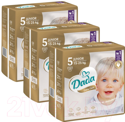 

Подгузники Dada, Extra Care Junior 5 Box