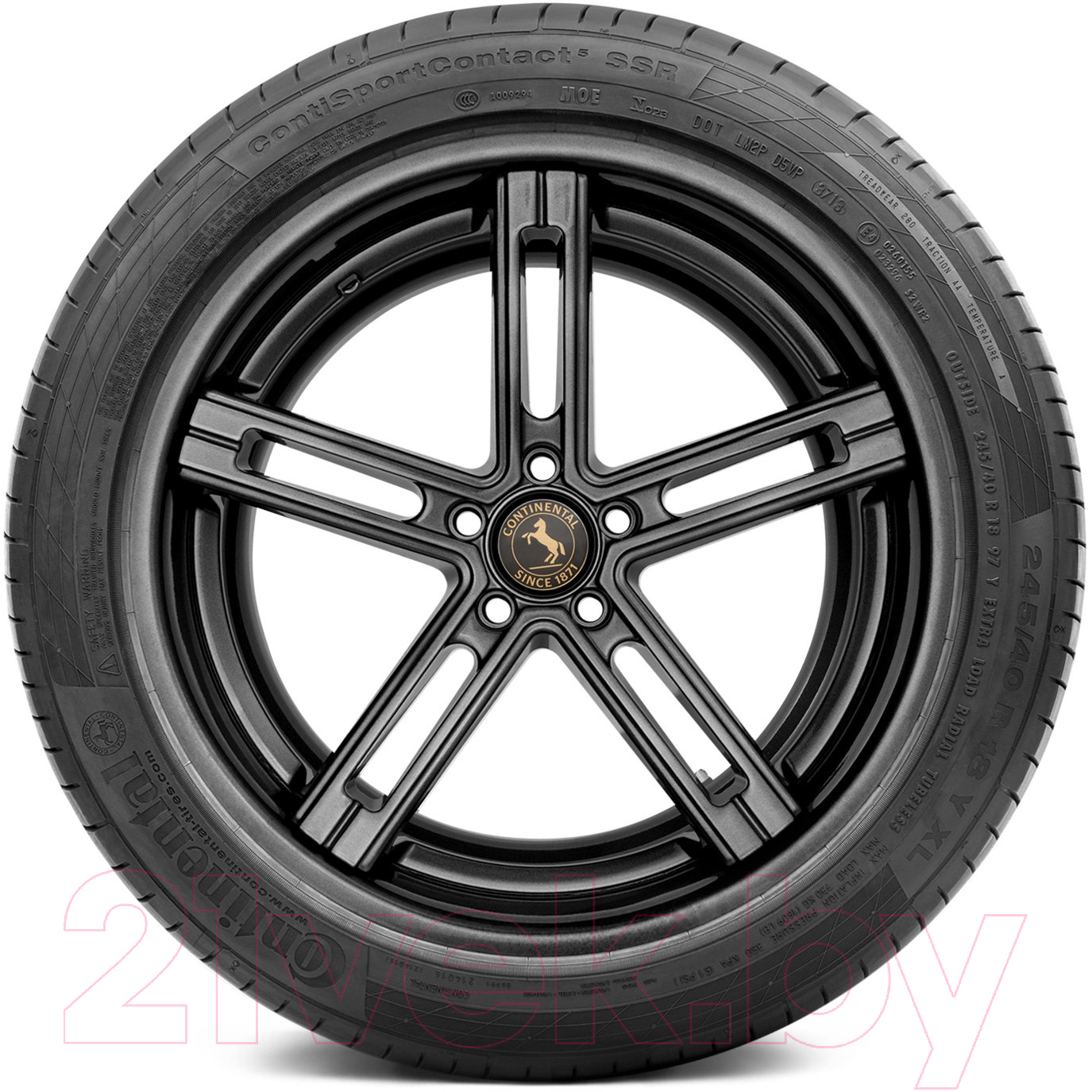 Летняя шина Continental ContiSportContact 5 225/45R18 95Y Run-Flat Mercedes — фото 3