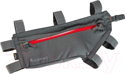 Сумка велосипедная Acepac Zip Frame Bag L / 129329 (серый)