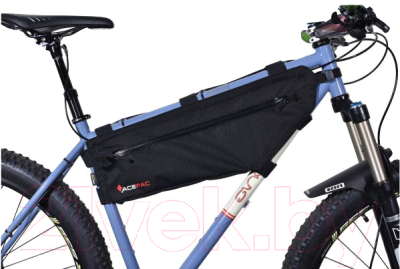 Сумка велосипедная Acepac Zip Frame Bag M / 128209 (черный)