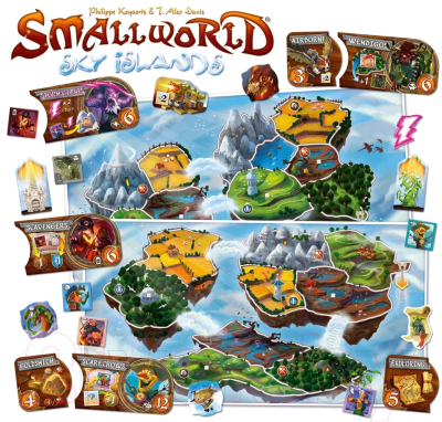 Дополнение к настольной игре Мир Хобби Small World. Небесные острова / 915177