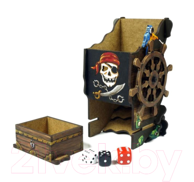 Изображение товара Башня для бросания кубиков Правильные Игры Dice Tower Пиратская / LP 001-109