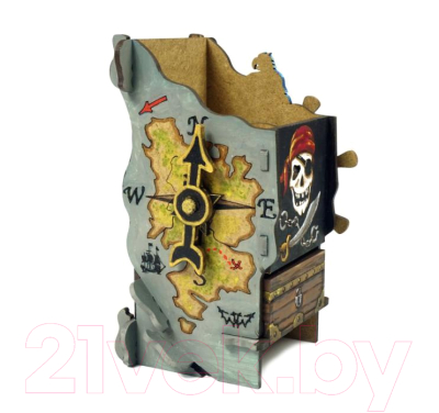 Изображение товара Башня для бросания кубиков Правильные Игры Dice Tower Пиратская / LP 001-109