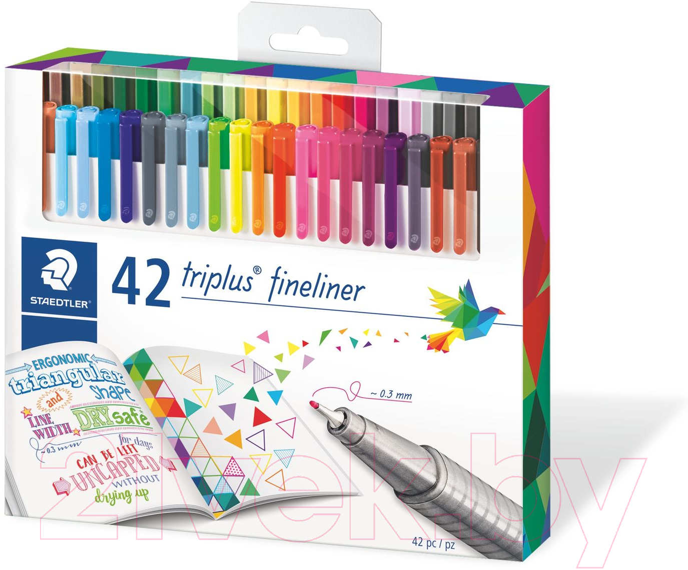 Набор лайнеров Staedtler Триплюс 334 C42 (42шт)