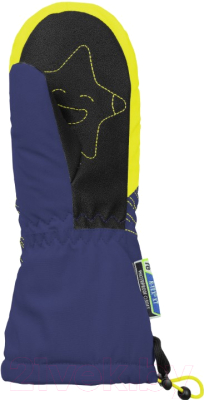 Варежки лыжные Reusch Maxi R-Tex XT Mitten / 4985515 4951 (р-р 2, Dress Blue/Lime)