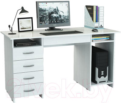 

Компьютерный стол MFMaster, Милан-6Я (0120) / МСТ-СДМ-6Я-БТ-03