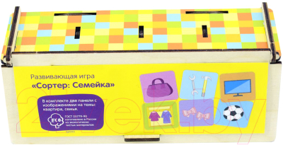 

Развивающая игрушка Paremo, Сортер. Семья-дом / PE720-90