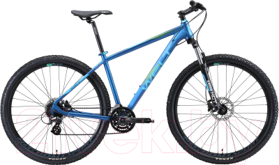 Велосипед Welt Cycle Rockfall 2.0 27 2020 (S, Blue/Light Blue/Acid Green)