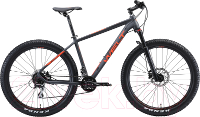 Велосипед Welt Cycle Rockfall SE Plus 2020 (M, Matt Grey/Red)