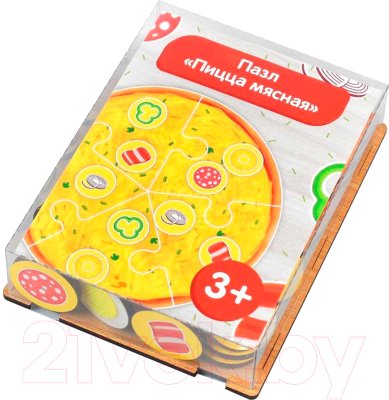 Развивающая игрушка Paremo Собери пиццу мясную / PE720-71