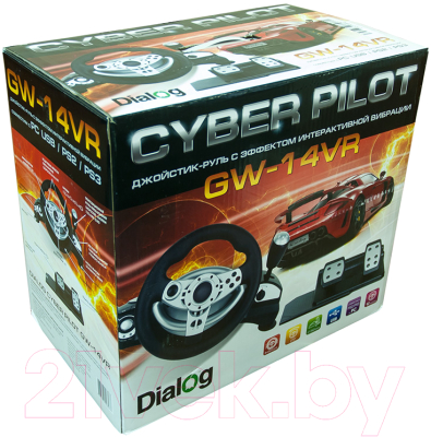 Игровой руль Dialog CyberPilot GW-14VR