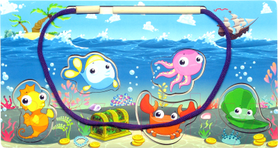 

Развивающая игрушка Paremo, Вкладыш. Морская рыбалка / PE720-92