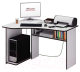 Компьютерный стол MFMaster Триан-1 левый / МСТ-УСТ-01-БТ-16 (белый) - 