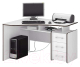 Письменный стол MFMaster Триан-5 левый / МСТ-УСТ-05-БТ-16 (белый) - 