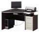 Письменный стол MFMaster Триан-5 / МСТ-УСТ-05-ВМ-ДМ-16 (левый, венге/дуб молочный) - 