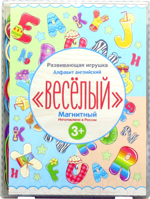 

Развивающая игрушка Paremo, Магнитный английский алфавит / PE720-225