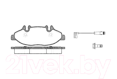 Тормозные колодки Stellox 1120002SX