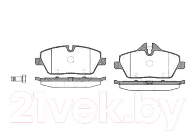 Тормозные колодки Stellox 1142000SX