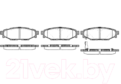 

Тормозные колодки Stellox, 1147001SX