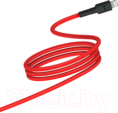 Кабель ZMI AL873 USB-C TO Lightning Braided Cable / ZMKAL873CNRD (1м, красный)