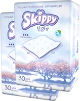 Набор пеленок одноразовых детских Skippy Light впитывающих с суперабсорбентом 60x60 (60шт) - 