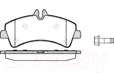 

Тормозные колодки Stellox, 1258000SX