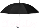 Зонт-трость Ame Yoke L80 (черный) - 