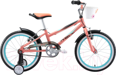 Детский велосипед Welt Cycle Pony 18 2020 (Coral/Aqua Blue)