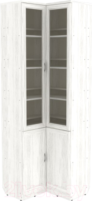 Шкаф с витриной Уют Сервис Гарун 211 (арктик)
