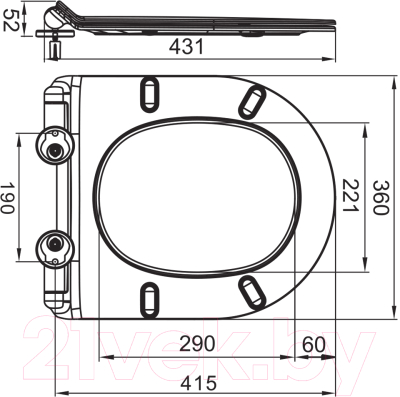 Сиденье для унитаза BelBagno BB2111SC