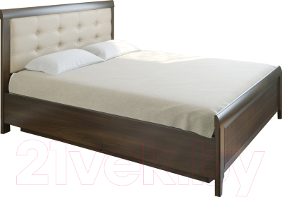 Двуспальная кровать Лером Карина КР-1033-АТ 160х200 (акация молдау)