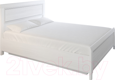 Двуспальная кровать Лером Карина КР-1023-СЯ 160х200 (ясень снежный)