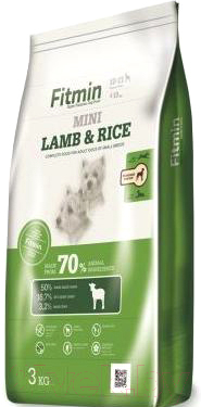 Сухой корм для собак Fitmin Dog Mini Maintenance Lamb & Rice (3кг)