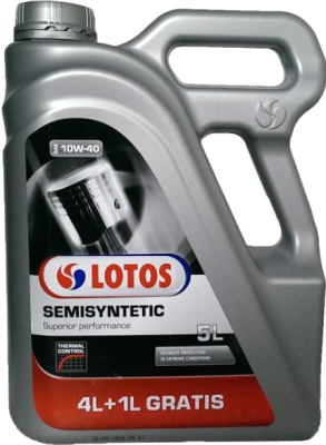 Моторное масло Lotos Semisyntetic SN 10W40 (5л)