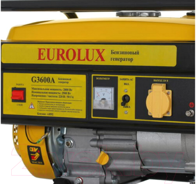 Бензиновый генератор EUROLUX G3600A (64/1/37)