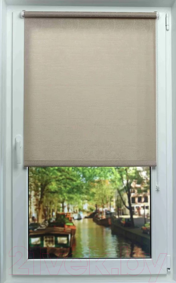 Рулонная штора Lm Decor Сакура LM 43-02C 38x160 (бежевый) — фото 3