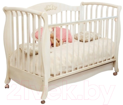 

Детская кроватка Можга, Слоновая кость, Елизавета Бабочки / С553 Э