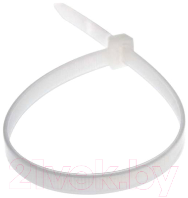 Стяжка для кабеля Rexant 07-0450-8 (100шт, белый)