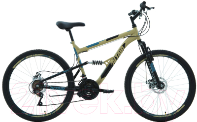 Велосипед Forward Altair MTB FS 26 2.0 Disc 2020 / RBKT0SN6P015 (16, бежевый/черный)