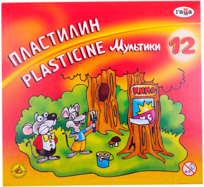 

Пластилин ГАММА, Мультики / 280018