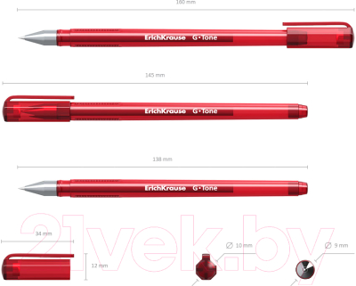 Изображение товара Ручка гелевая Erich Krause G-Tone / 17811
